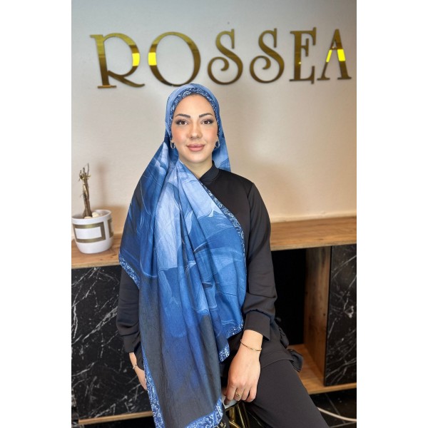 Desenli Bambu Şal 029L